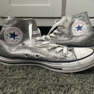 Silver Converse